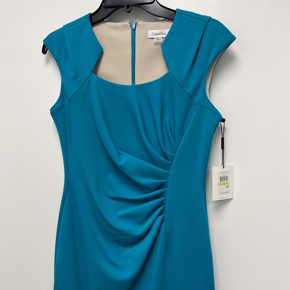 Turquoise Calvin Klein Dress - Picture 2 of 5